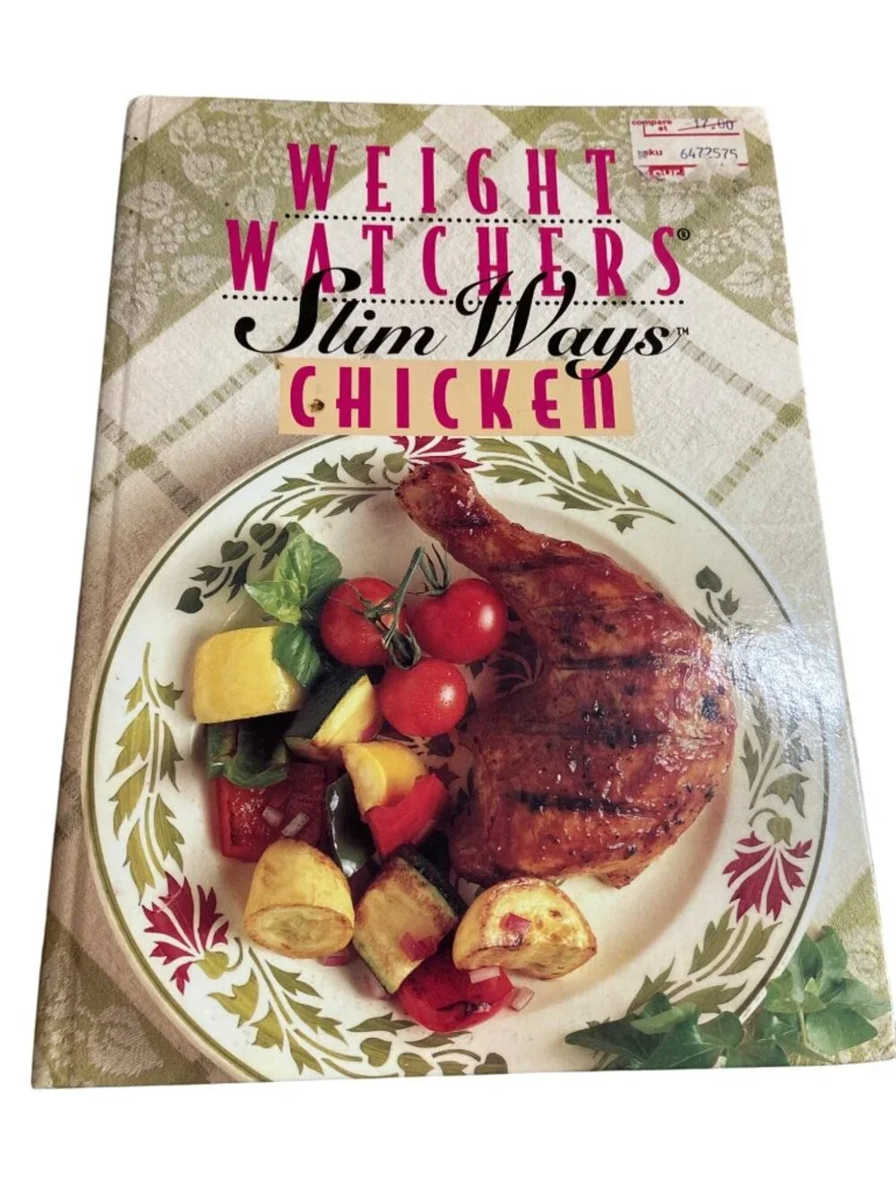 Weight Watchers Slim Ways Chicken Cookbook Spiral Bound 1995 Diet Cookbook